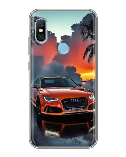 Чехол для Xiaomi Redmi 6 pro с картинкой «Audi — закат» Чехол для Xiaomi Redmi 6 pro с картинкой «Audi — закат»