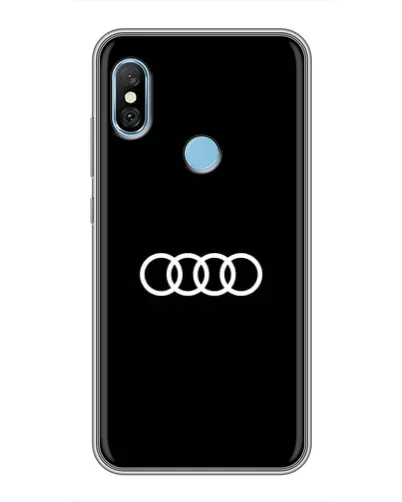 Чехол для Xiaomi Redmi 6 pro с картинкой «Audi White Logo» Чехол для Xiaomi Redmi 6 pro с картинкой «Audi White Logo»