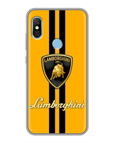 Чехол для Xiaomi Redmi 6 pro с картинкой «Lamborghini Stripe желтый» Чехол для Xiaomi Redmi 6 pro с картинкой «Lamborghini Stripe желтый»
