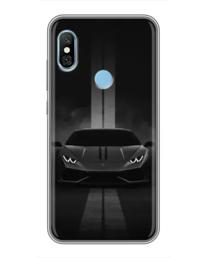 Чехол для Xiaomi Redmi 6 pro с картинкой «Lamborghini симметрия дорог» Чехол для Xiaomi Redmi 6 pro с картинкой «Lamborghini симметрия дорог»