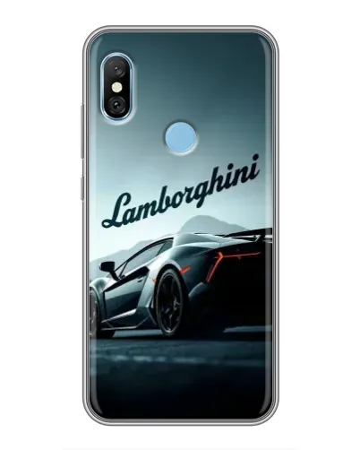 Чехол для Xiaomi Redmi 6 pro с картинкой «Классическая надпись Lamborghini» Чехол для Xiaomi Redmi 6 pro с картинкой «Классическая надпись Lamborghini»
