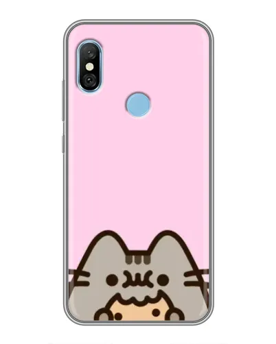 Чехол для Xiaomi Redmi 6 pro с картинкой «Pusheen и печенье» Чехол для Xiaomi Redmi 6 pro с картинкой «Pusheen и печенье»
