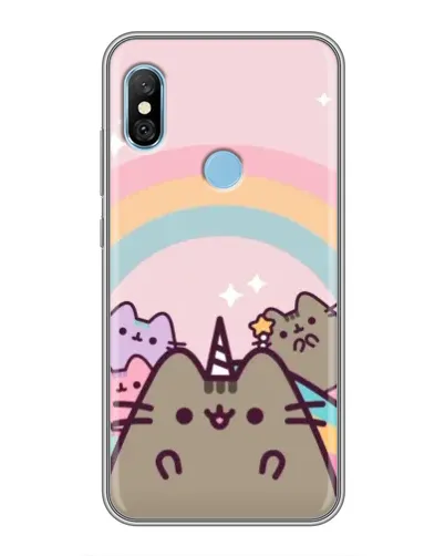 Чехол для Xiaomi Redmi 6 pro с картинкой «Единорог Pusheen» Чехол для Xiaomi Redmi 6 pro с картинкой «Единорог Pusheen»