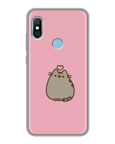 Чехол для Xiaomi Redmi 6 pro с картинкой «Pusheen сердце» Чехол для Xiaomi Redmi 6 pro с картинкой «Pusheen сердце»