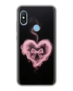 Чехол для Xiaomi Redmi 6 pro с картинкой «Дымчатое сердце» Чехол для Xiaomi Redmi 6 pro с картинкой «Дымчатое сердце»