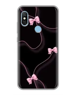 Чехол для Xiaomi Redmi 6 pro с картинкой «Розовые ленты»