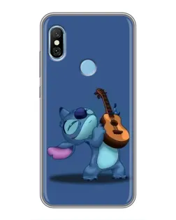 Чохол для Xiaomi Redmi 6 pro з картинкою «Стіч з укулеле»