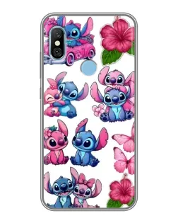 Чохол для Xiaomi Redmi 6 pro з картинкою «Стікери Stitch та Angel»