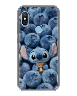Чохол для Xiaomi Redmi 6 pro з картинкою «Стіч та лохина»