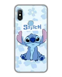 Чохол для Xiaomi Redmi 6 pro з картинкою «Stitch серед квітів»