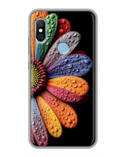 Чехол для Xiaomi Redmi 6 pro с картинкой «Радужный цветок»