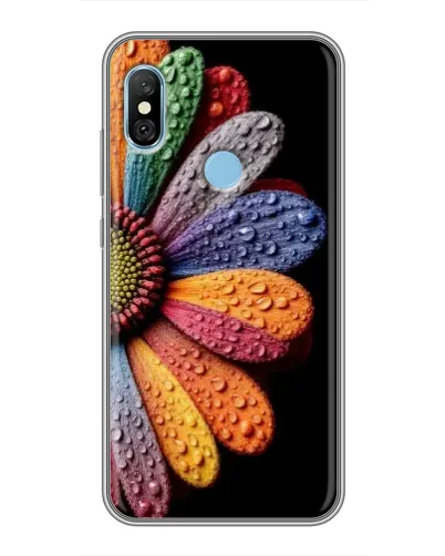 Чехол для Xiaomi Redmi 6 pro с картинкой «Радужный цветок» Чехол для Xiaomi Redmi 6 pro с картинкой «Радужный цветок»