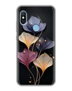 Чехол для Xiaomi Redmi 6 pro с картинкой «Лиловые цветы грации»