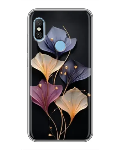 Чехол для Xiaomi Redmi 6 pro с картинкой «Лиловые цветы грации» Чехол для Xiaomi Redmi 6 pro с картинкой «Лиловые цветы грации»