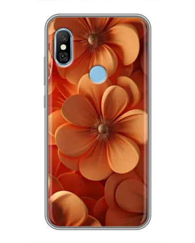 Чехол для Xiaomi Redmi 6 pro с картинкой «Оранжевый макро цветок» Чехол для Xiaomi Redmi 6 pro с картинкой «Оранжевый макро цветок»