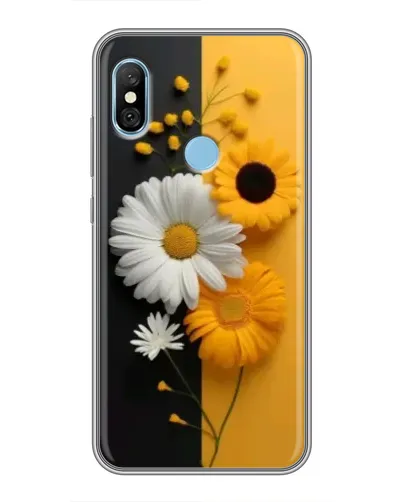Чехол для Xiaomi Redmi 6 pro с картинкой «Подсолнух и ромашка» Чехол для Xiaomi Redmi 6 pro с картинкой «Подсолнух и ромашка»
