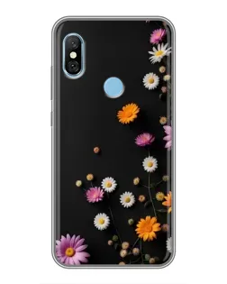 Чехол для Xiaomi Redmi 6 pro с картинкой «Цветочная композиция» Чехол для Xiaomi Redmi 6 pro с картинкой «Цветочная композиция»