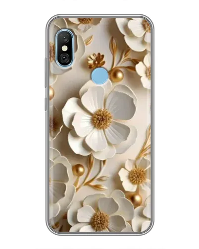 Чехол для Xiaomi Redmi 6 pro с картинкой «Белие бумажние цвети» Чехол для Xiaomi Redmi 6 pro с картинкой «Белие бумажние цвети»