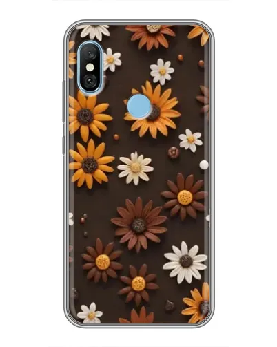 Чехол для Xiaomi Redmi 6 pro с картинкой «Узор из маленьких подсолнухов» Чехол для Xiaomi Redmi 6 pro с картинкой «Узор из маленьких подсолнухов»