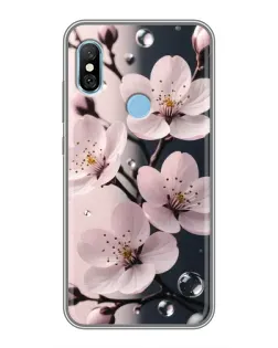 Чехол для Xiaomi Redmi 6 pro с картинкой «Нежная сакура и капли» Чехол для Xiaomi Redmi 6 pro с картинкой «Нежная сакура и капли»