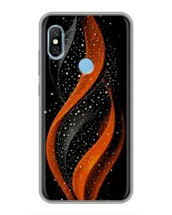 Чехол для Xiaomi Redmi 6 pro с картинкой «Огненная звездная волна»