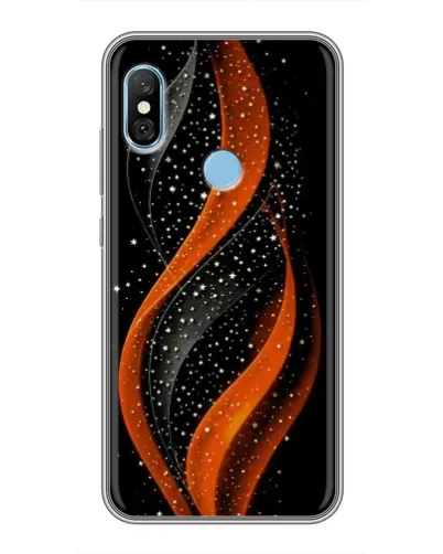 Чехол для Xiaomi Redmi 6 pro с картинкой «Огненная звездная волна» Чехол для Xiaomi Redmi 6 pro с картинкой «Огненная звездная волна»