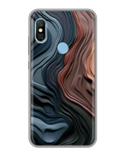 Чехол для Xiaomi Redmi 6 pro с картинкой «Цветные волны каньона» Чехол для Xiaomi Redmi 6 pro с картинкой «Цветные волны каньона»