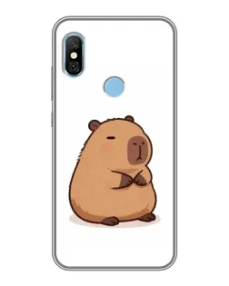 Чехол для Xiaomi Redmi 6 pro с картинкой «Толстенькая капибара»