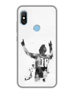 Чехол для Xiaomi Redmi 6 pro с картинкой «Messi ART»