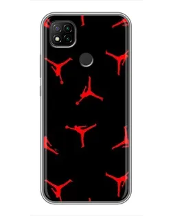 Чохол для Xiaomi Redmi 9c з картинкою «Jordan Red Pattern» Чохол для Xiaomi Redmi 9c з картинкою «Jordan Red Pattern»