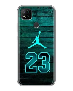 Чохол для Xiaomi Redmi 9c з картинкою «Jordan Cyan 23»