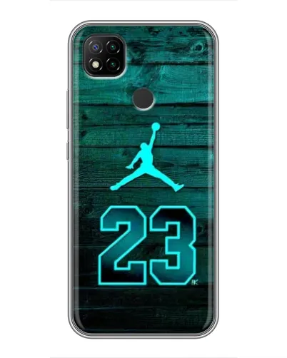 Чохол для Xiaomi Redmi 9c з картинкою «Jordan Cyan 23»
