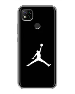 Чохол для Xiaomi Redmi 9c з картинкою «Jordan Silhouette»