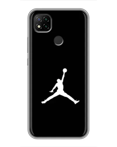 Чохол для Xiaomi Redmi 9c з картинкою «Jordan Silhouette»