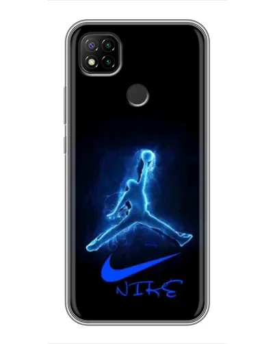 Чохол для Xiaomi Redmi 9c з картинкою «Jordan Neon Blue»