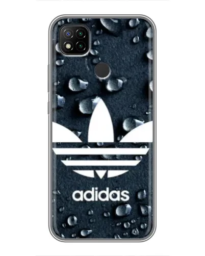 Чехол для Xiaomi Redmi 9c с картинкой «Adidas Trefoil Blue»