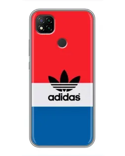 Чехол для Xiaomi Redmi 9c с картинкой «Ретро блоки Adidas»