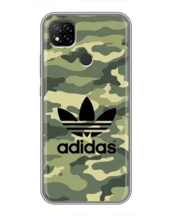 Чехол для Xiaomi Redmi 9c с картинкой «Милитари стиль Adidas»
