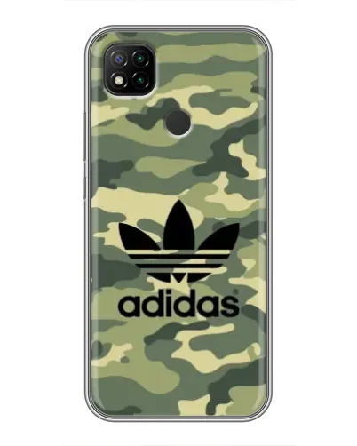 Чехол для Xiaomi Redmi 9c с картинкой «Милитари стиль Adidas»