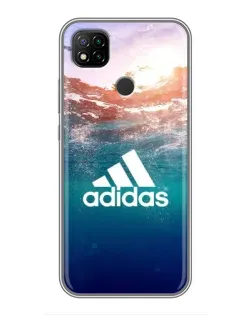 Чехол для Xiaomi Redmi 9c с картинкой «Океанская глубина адидас»