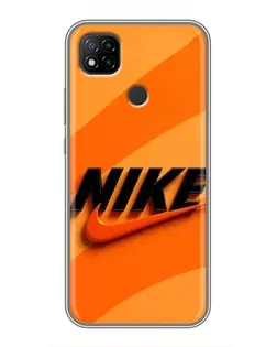 Чохол для Xiaomi Redmi 9c з картинкою «Помаранчевий драйв Nike»