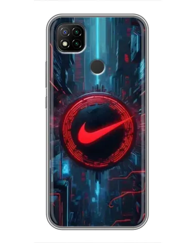 Чохол для Xiaomi Redmi 9c з картинкою «Техногенний стиль Nike»
