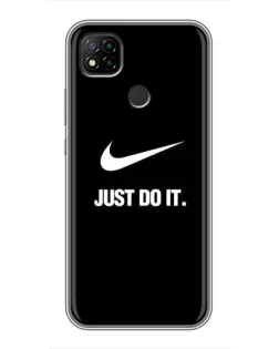 Чохол для Xiaomi Redmi 9c з картинкою «Класичний принт Nike»