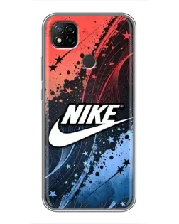 Чохол для Xiaomi Redmi 9c з картинкою «Градієнтний принт Найк»