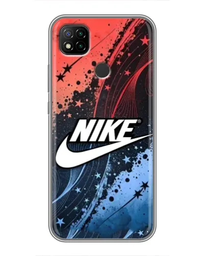 Чохол для Xiaomi Redmi 9c з картинкою «Градієнтний принт Найк»