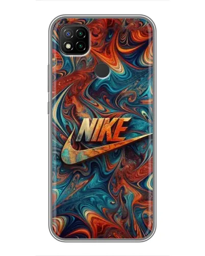 Чохол для Xiaomi Redmi 9c з картинкою «Nike в абстракції»