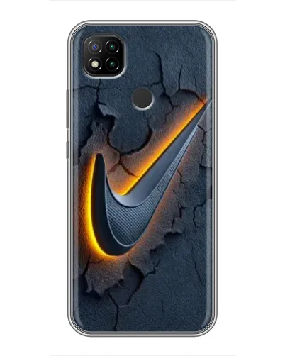 Чохол для Xiaomi Redmi 9c з картинкою «Об'ємний логотип Найк»