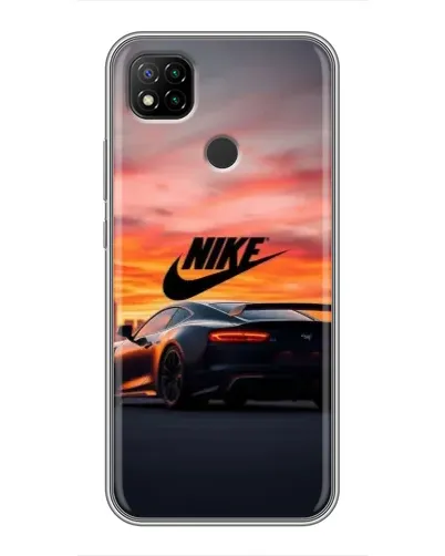 Чохол для Xiaomi Redmi 9c з картинкою «Nike та суперкар»