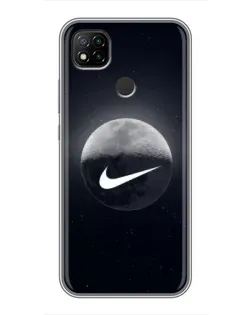 Чехол для Xiaomi Redmi 9c с картинкой «Nike в стиле граффити»