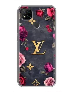 Чохол для Xiaomi Redmi 9c з картинкою «Квітковий Louis Vuitton»